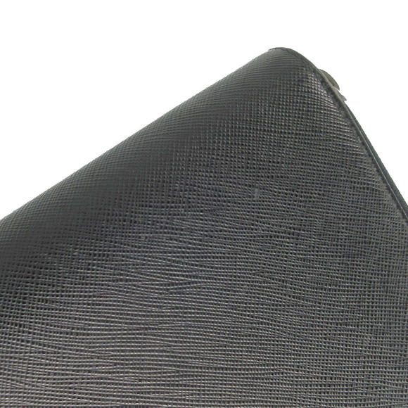 Prada Double Zip Wallet Saffiano Leather Black - Picture 5 of 8